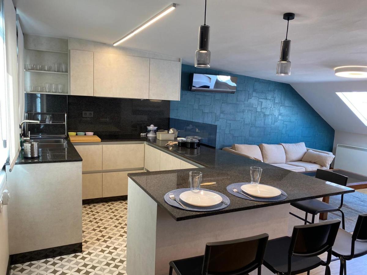 Ferienwohnung Atico 22 - Centrico, Aire Acondicionado Y Parking Vilagarcia de Arousa Exterior foto