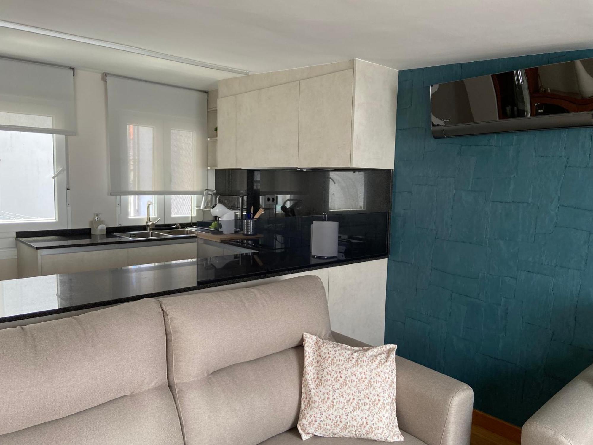 Ferienwohnung Atico 22 - Centrico, Aire Acondicionado Y Parking Vilagarcia de Arousa Exterior foto