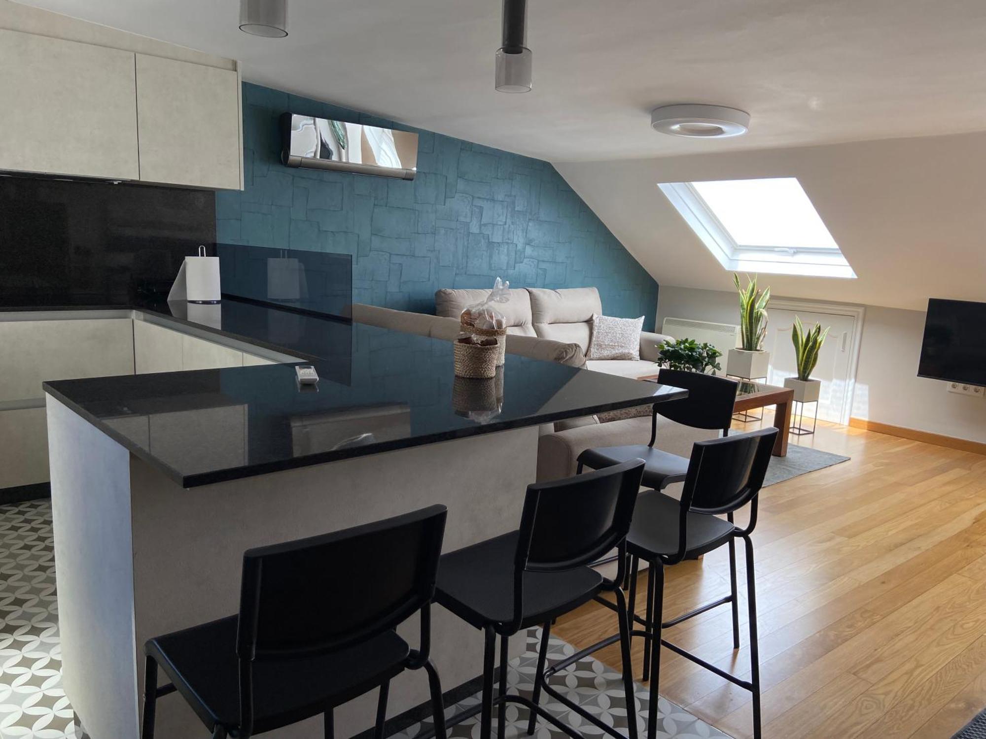 Ferienwohnung Atico 22 - Centrico, Aire Acondicionado Y Parking Vilagarcia de Arousa Exterior foto