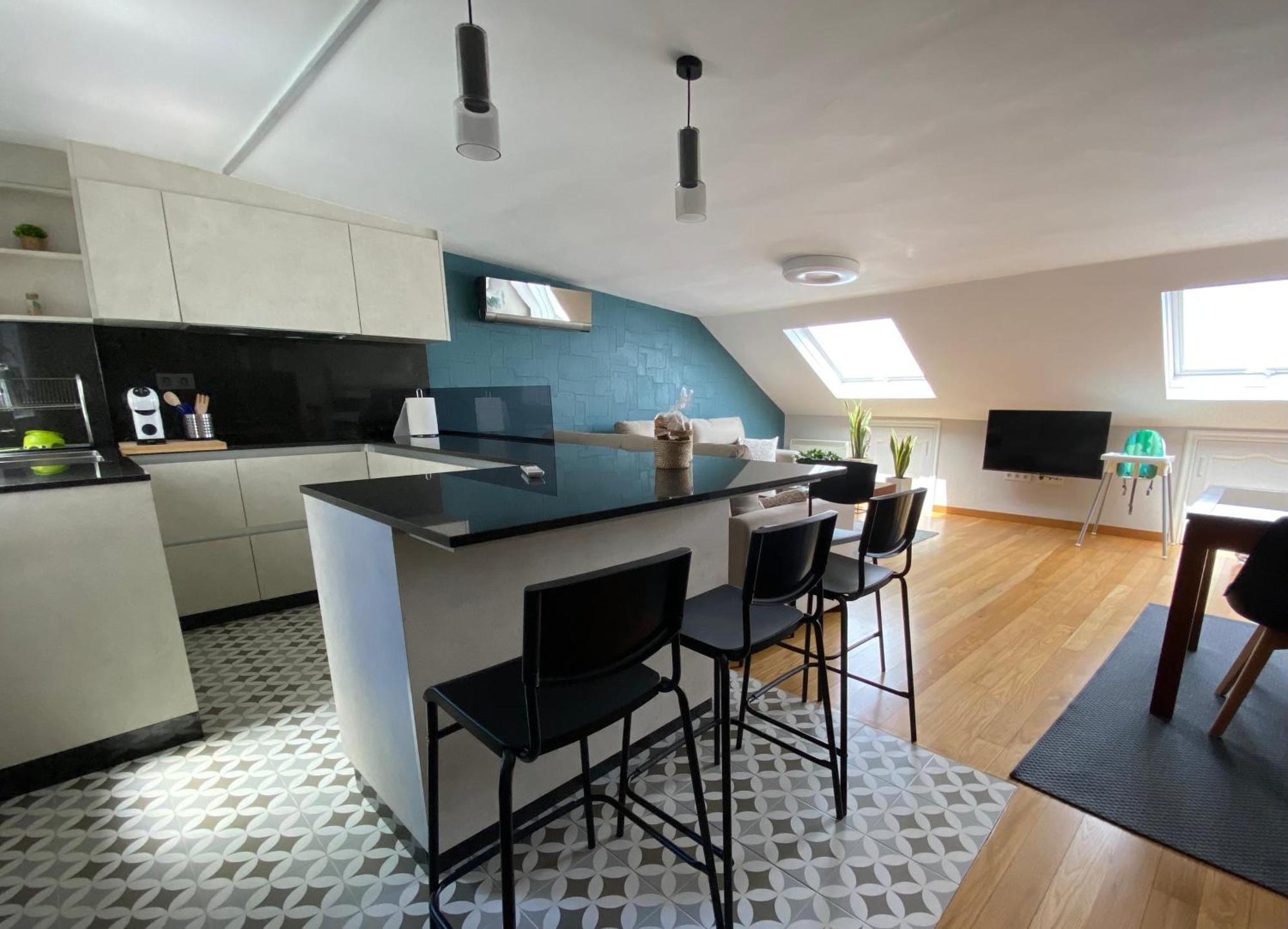 Ferienwohnung Atico 22 - Centrico, Aire Acondicionado Y Parking Vilagarcia de Arousa Exterior foto